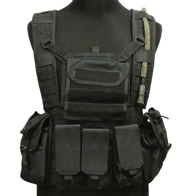 Usmc assault vest with water reservoir (black)   cs Ƽ ǰ  
